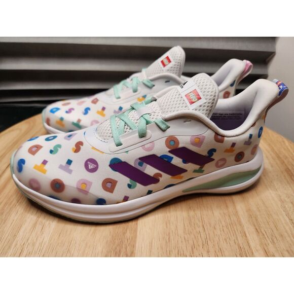 Adidas FortaRun Lego Dots Running Shoes – Youth 7, Unworn - Picture 3 of 6